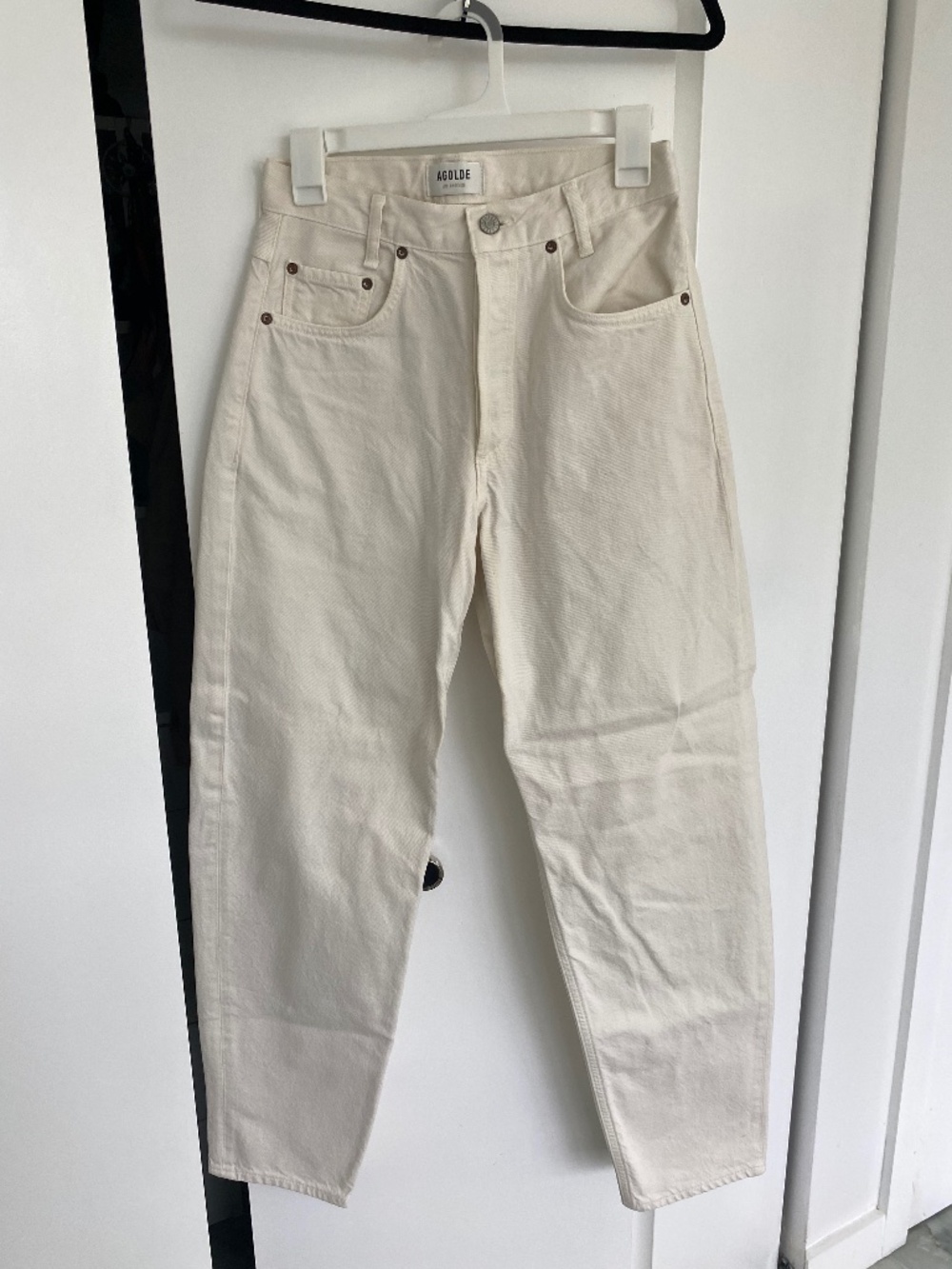 AGOLDE Barrel Womens White Jean Size 25